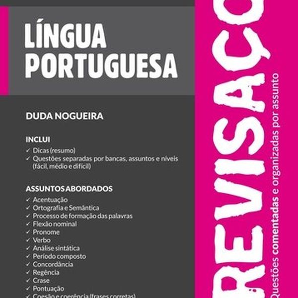 E- Revisaço língua portuguesa: Mais de 3.369 questões comentadas